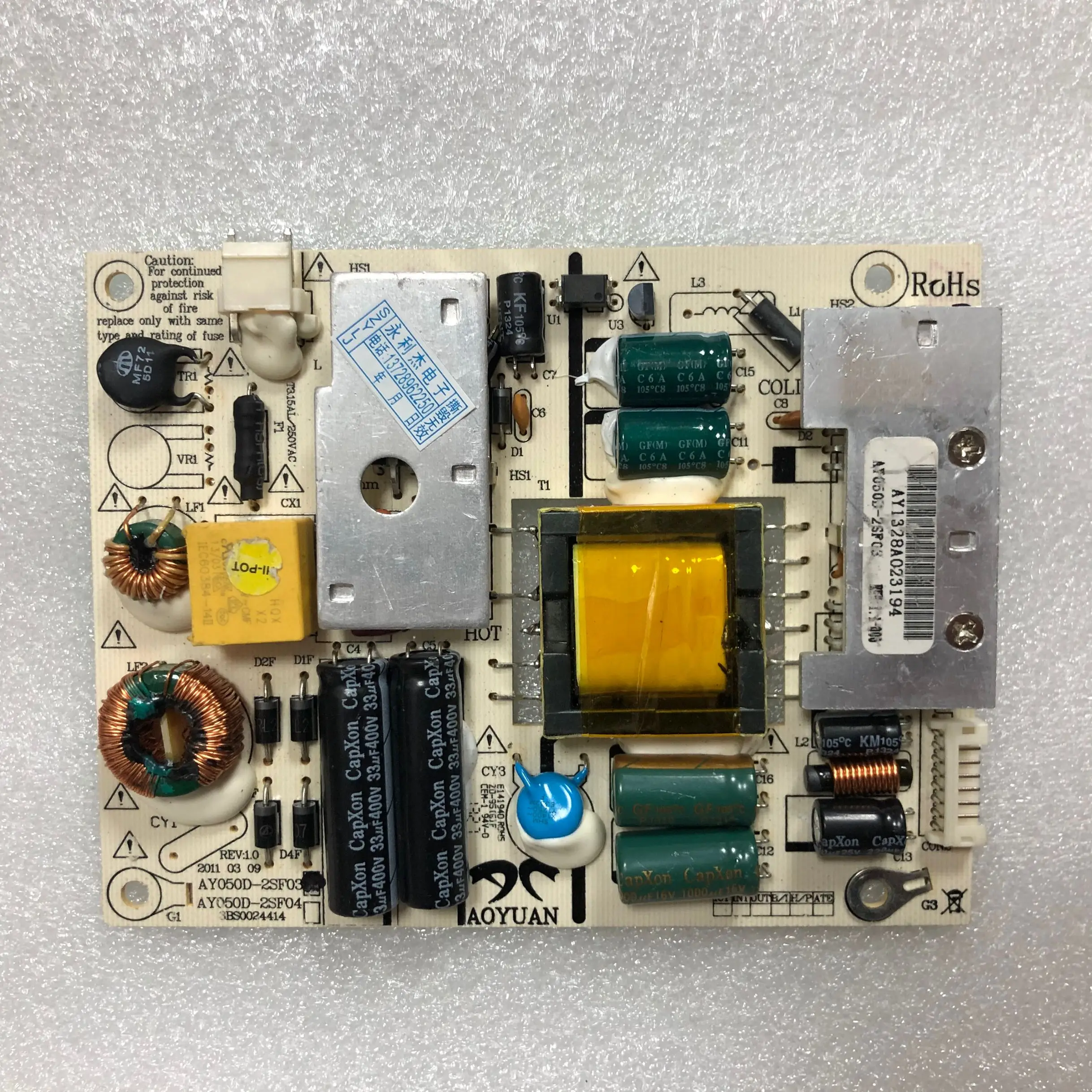 

1pcs/lote Good quality AY050D-2SF03 AY050D-2SF04 LED power board