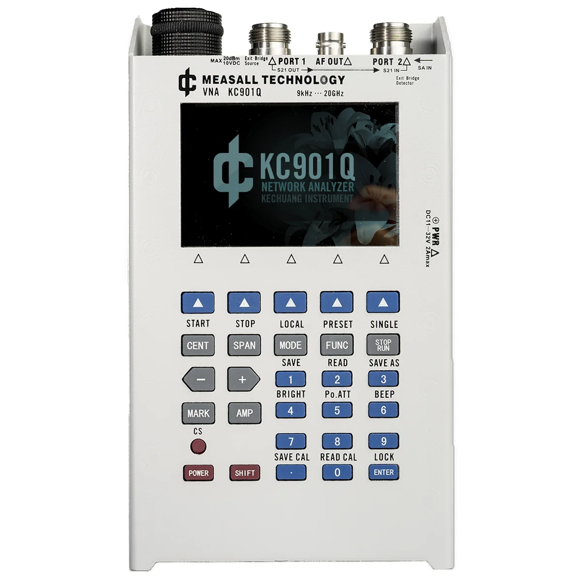 Hot Sale Handheld Vector Network Analyzer Antenna RF Spectrum Field Multi-meter SWR Standing Wave Testing KC-901Q 20GHz VNA 220V