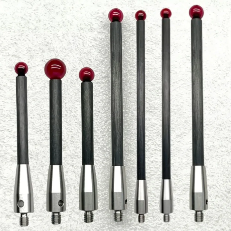 Carbon fiber rod ruby ball measuring needle M2M3M4 thread CNC machine measuring needle A-5003-6510