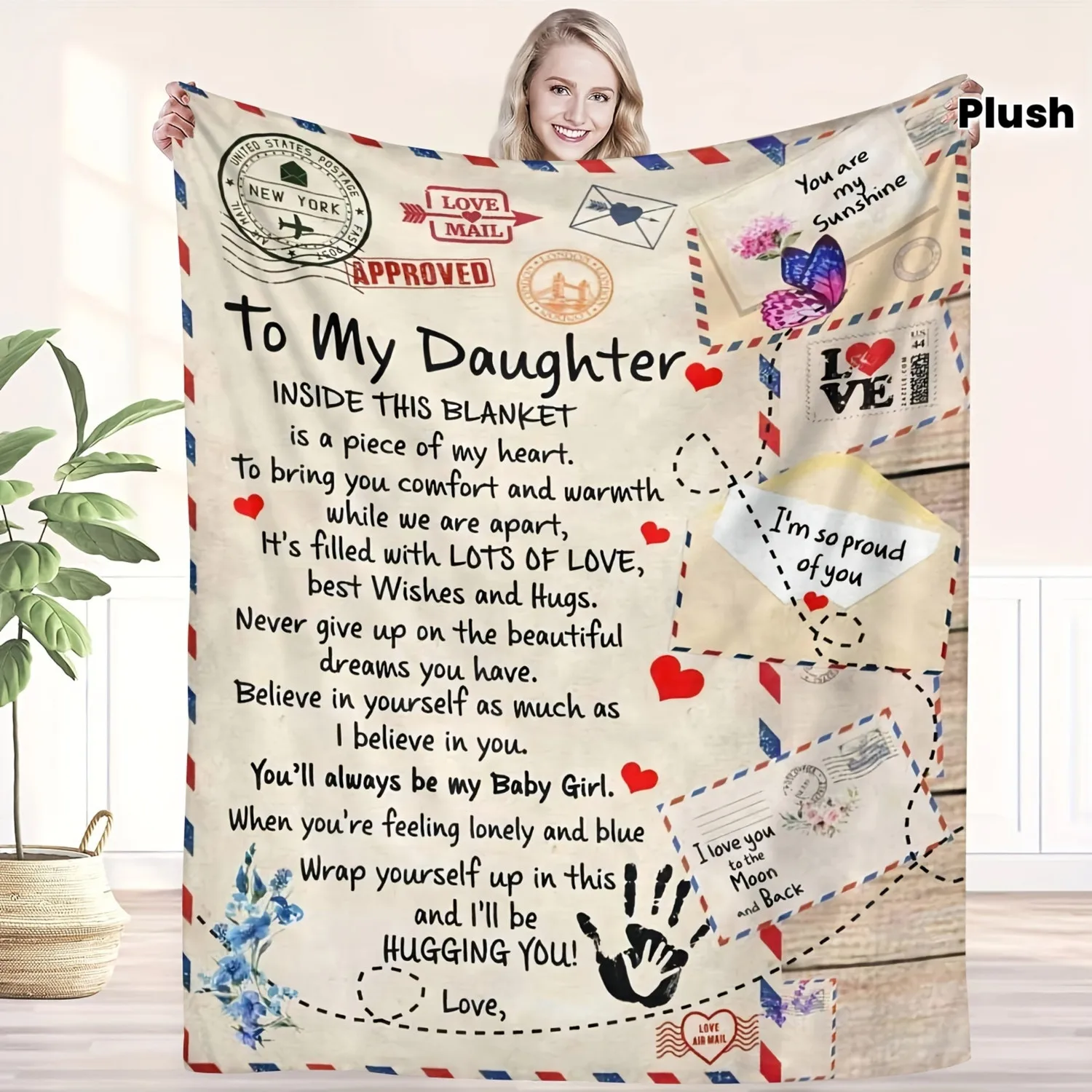 

Cozy All-Season Flannel Blanket - Soft Warm Home Decor Throw