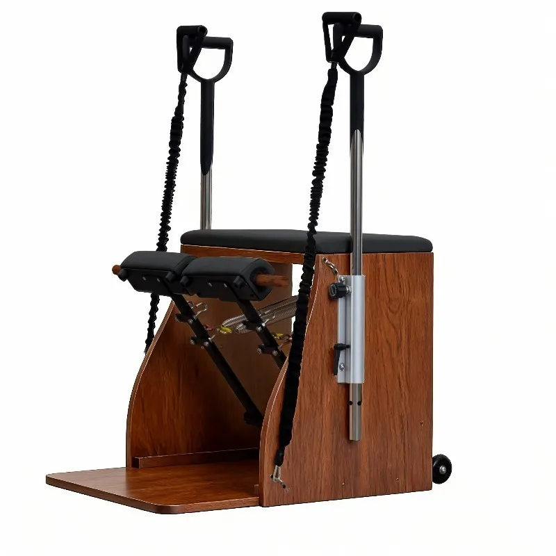 YTYIN Commercial Pilates Stability Chair Solid Wood Universal Core Stability Trainer Training Equipment For Yoga Studios & Workr
