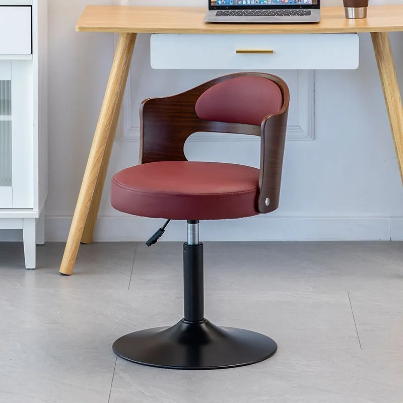 Massief Hout Nordic Home Computer Stoel Student Schrijfstoel Moderne Eenvoudige Kantoor Tillen Draaistoelen Meubels Ijdelheid Kruk