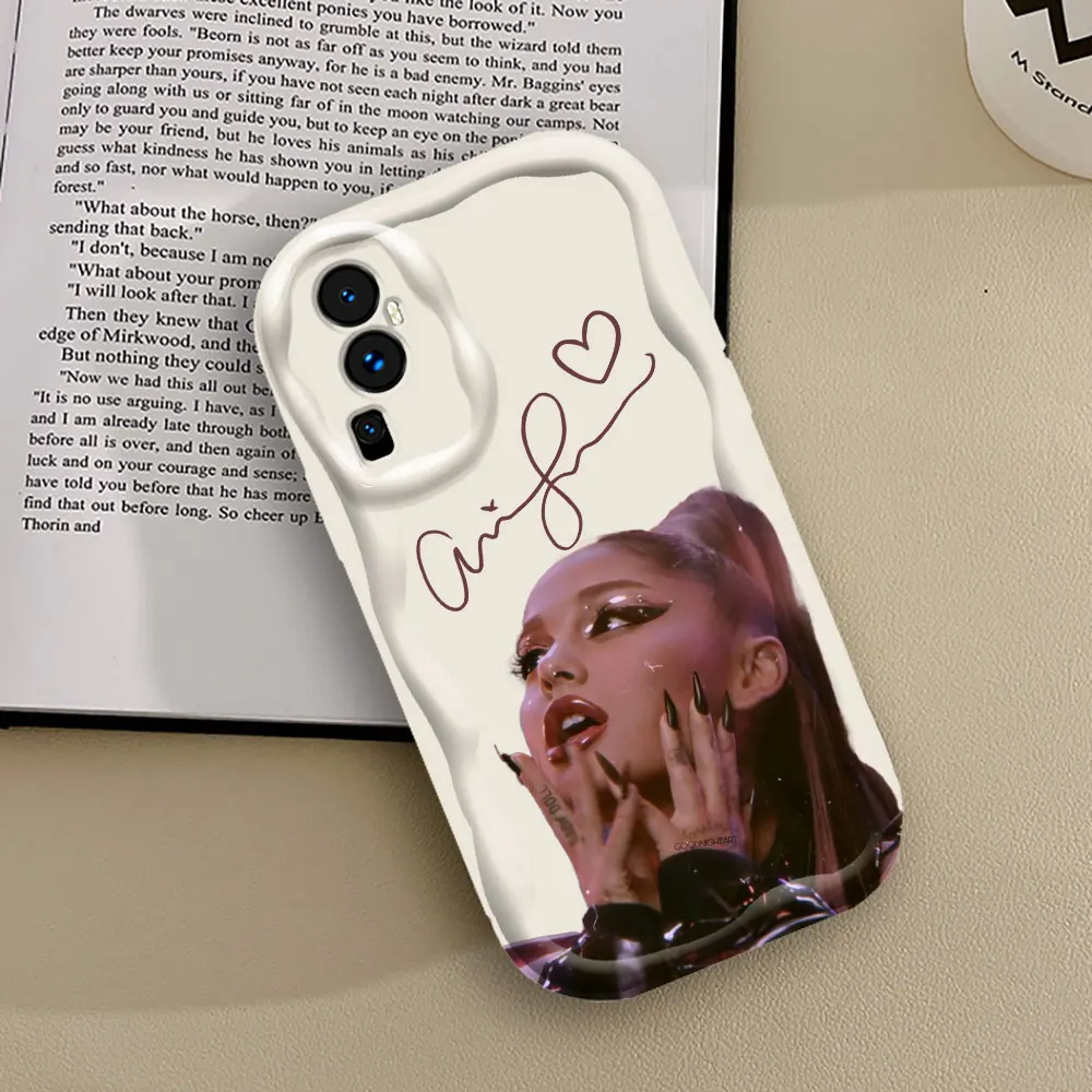 A-Ariana حافظة هاتف للمغني ممن لهم ، G-Grandes ، غطاء موجة ثلاثية الأبعاد ، رينو 11 ، 11F ، 8 ، 8T ، 7 ، 7Z ، 6 ، 5 ، 5F ، 4 Pro ، a17 ، A16 ، A16S ، A54S ، A15S ، A35 ، A15 ، 5G