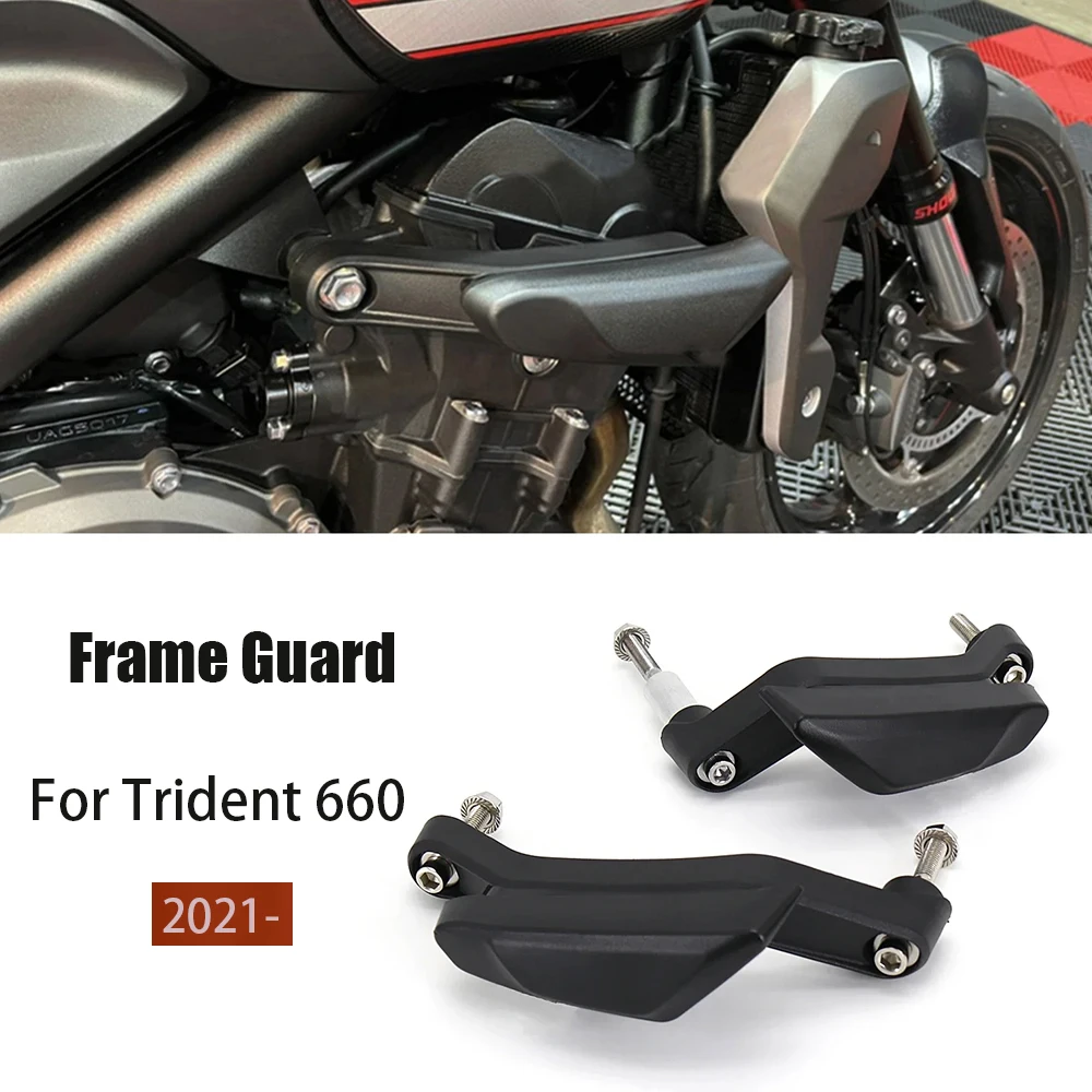 

For Trident 660 Trident660 2021 2022 Motorcycle Accessories Falling Protection Frame Slider Fairing Guard Crash Pad Protector