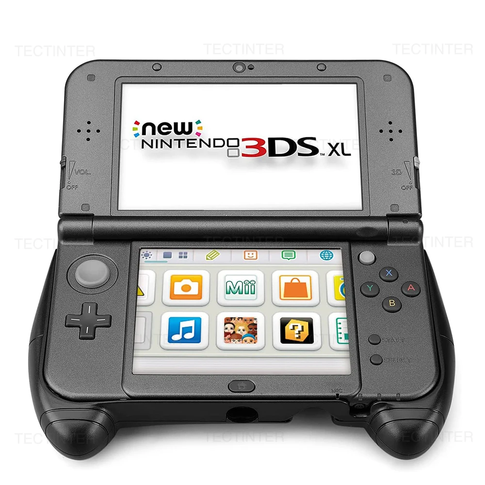 حافظة حامل قبضة اليد الواقية حامل بلاستيكي متوافق مع ألعاب الفيديو Nintendo New 3DS XL LL (الإصدار الجديد)
