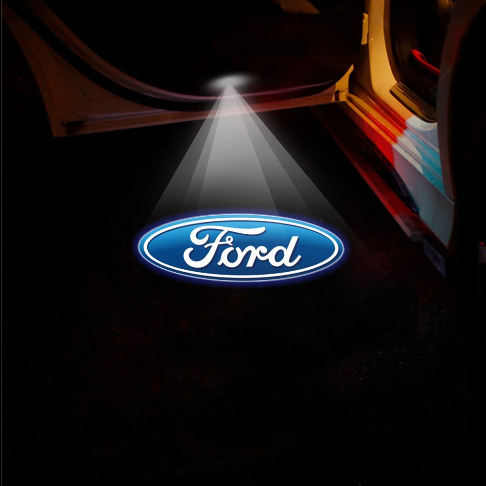 2PCS Auto Accessories Led Car Door logo Welcome Light Projector Lamp for Ford Mondeo 2007-2013  Max 2007-2008 FOCUS Accessories