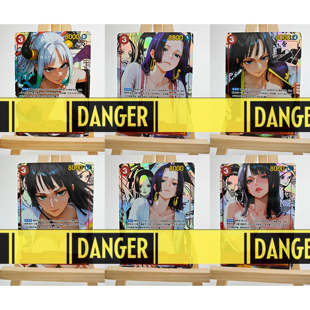 

6 шт./компл. Nami цельный ACG DIY Relief Boa·Hancock коллекция самоконтроля, фирменная торговая флэш-карта, подарок с героями мультфильмов аниме