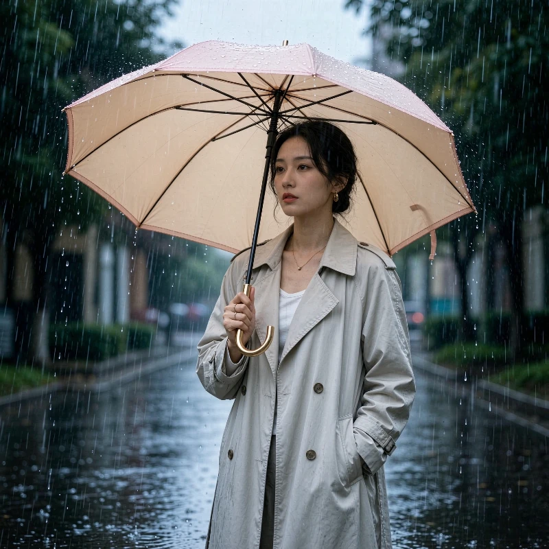 Fully Automatic Reverse Folding Umbrella Double Layer Wind Resistant Large Two Person for Men Women Travel Daily Use 역방향 우산