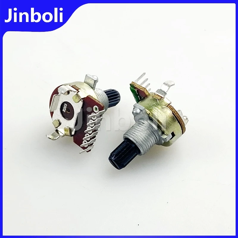 2PCS R161 Single Row 6Pins Double B20K Computer Speaker Amplifier Audio High And Low Volume Potentiometer B203