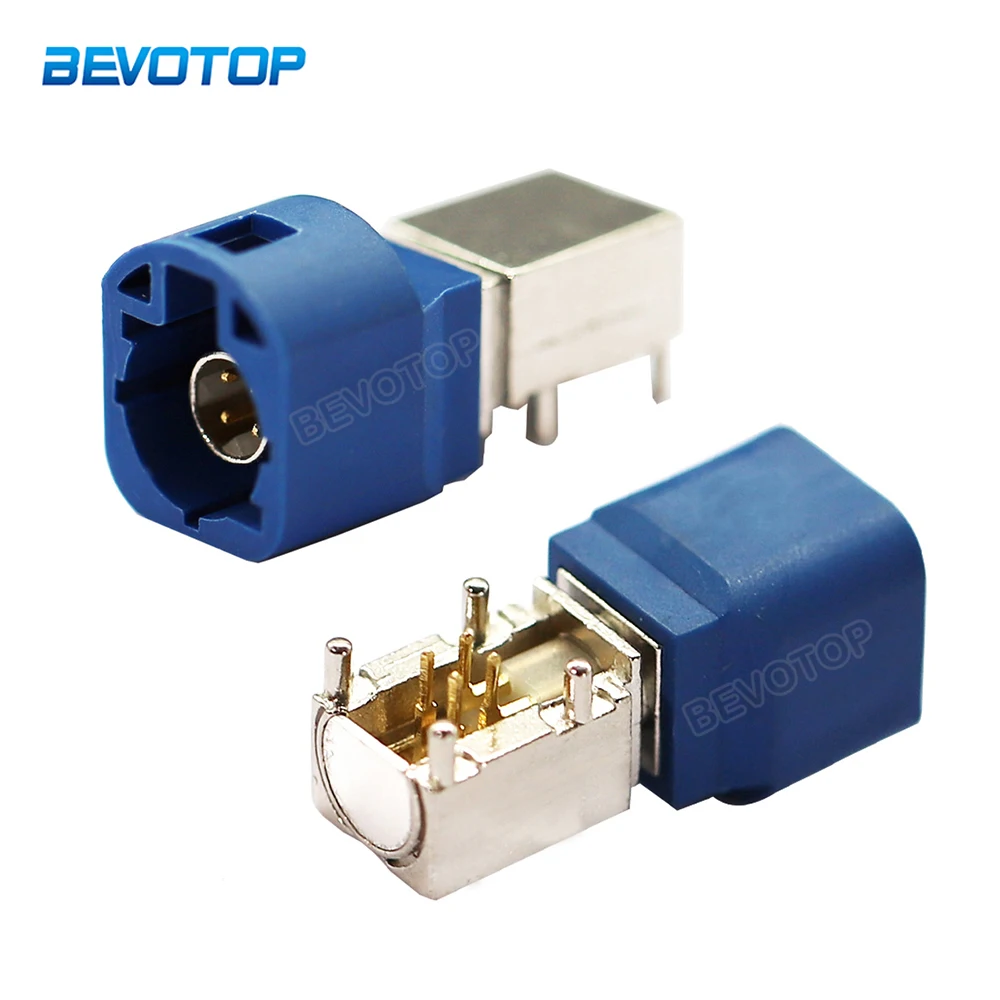 HSD LVDS PCB 4 Pin Connector Code C Right Angle Male Plug Mount Car Camera Display Satellite Radio 4 Core Adapter