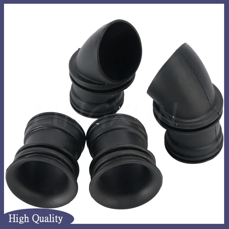 4 PCS Motorcycle Carburetor Interface Intake Airbox Adapter Joint Boots Set 11015-057 11015-063 For Kawasaki KZ550 KZ650