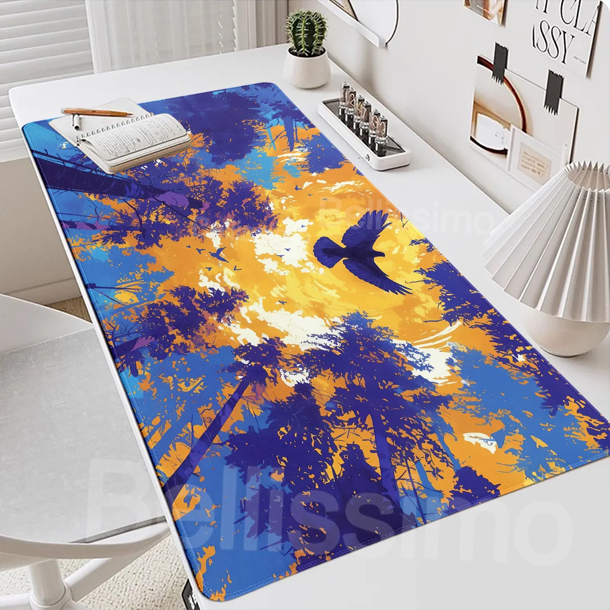 Light and Shadow in The Forest Mouse Pad Gamer Computer Home XXL MousePads Keyboard Pad Carpet Natural Rubber Non-slip Mouse Mat