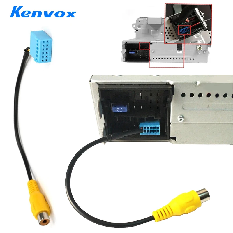 Car Rear View Camera RVC MIB RCA Cable Adapter for Volkswagen Golf MK5 MK6 Golf VI Passat B6 Touran MIB RCD330 RCD330G - view 6