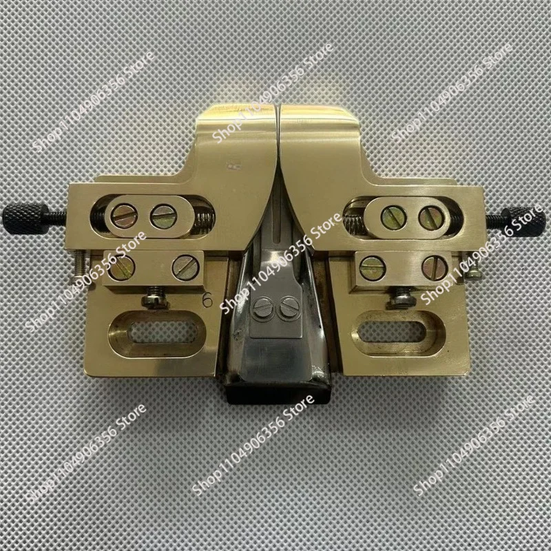 3/8 5/16 Double Needle Binder Foot Hat Slitting Folder Copper Binder for Industrial Sewing Machine Hat Making