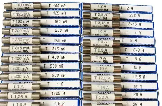5PCS/LOTS T4A 160mA 200mA 250mA 315mA 400mA 12.5A 16A 20A 189140 FUSES H500V