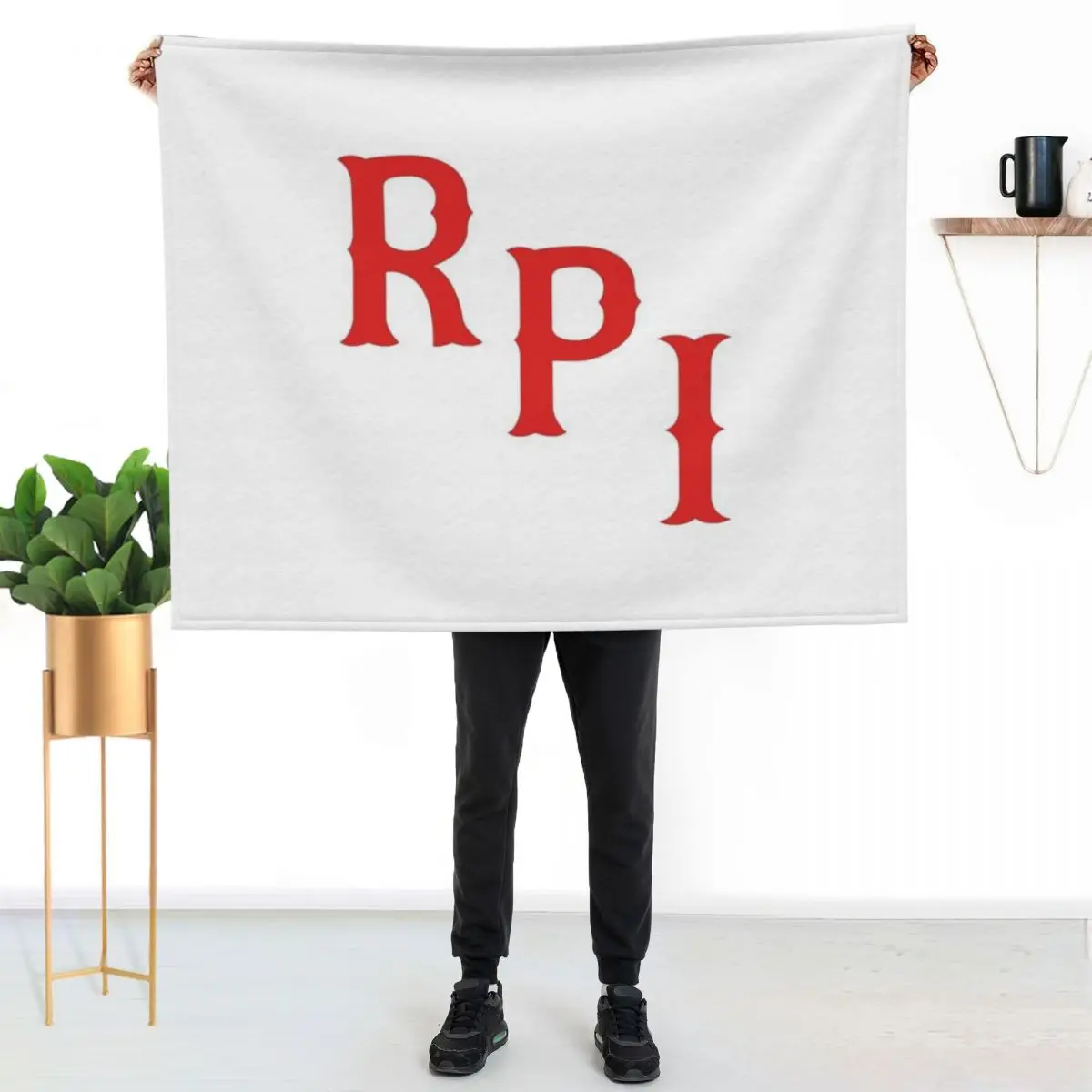 RPI Engineers Throw Blanket Shaggy Kid'S Bed Heavy Furrys Travel Blankets