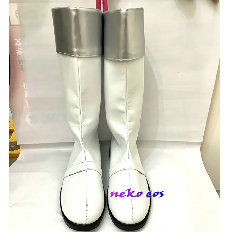 

nekocos Choudenshi Bioman Pink Five Cosplay Costume Custom Size shoes boots