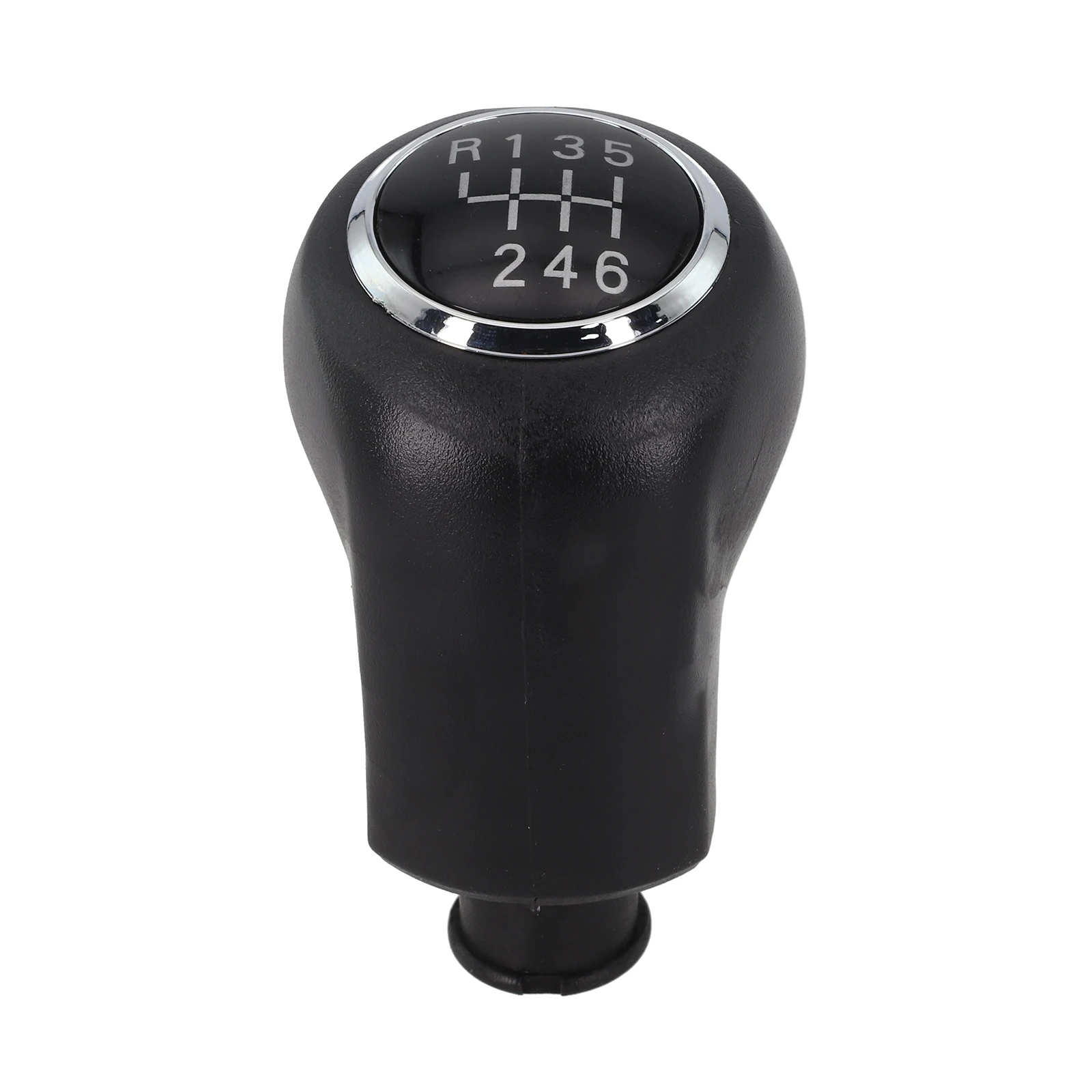 Car Modification 10*5*5cm Black Leather Gear Shift Knob ABS Construction Automobile Interior Easy Installation