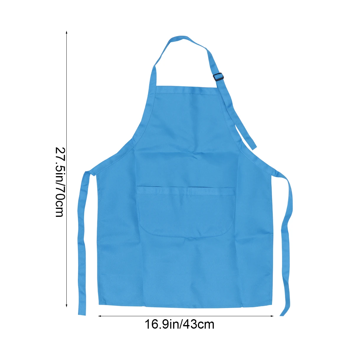 

2pcs Aprons Painting Art Smock Waterproof Artist Apron Pocket For Crafts Cooking Grilling Outdoor Bbq Sky Blue
