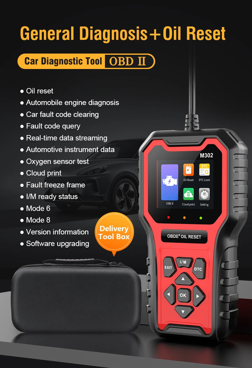 Obdii Elm327 M302 Obd2 Code Reader Scanner Auto Diagnostische Scanner Obd2 Automotive Motor Fout Lezen Data Code Reader