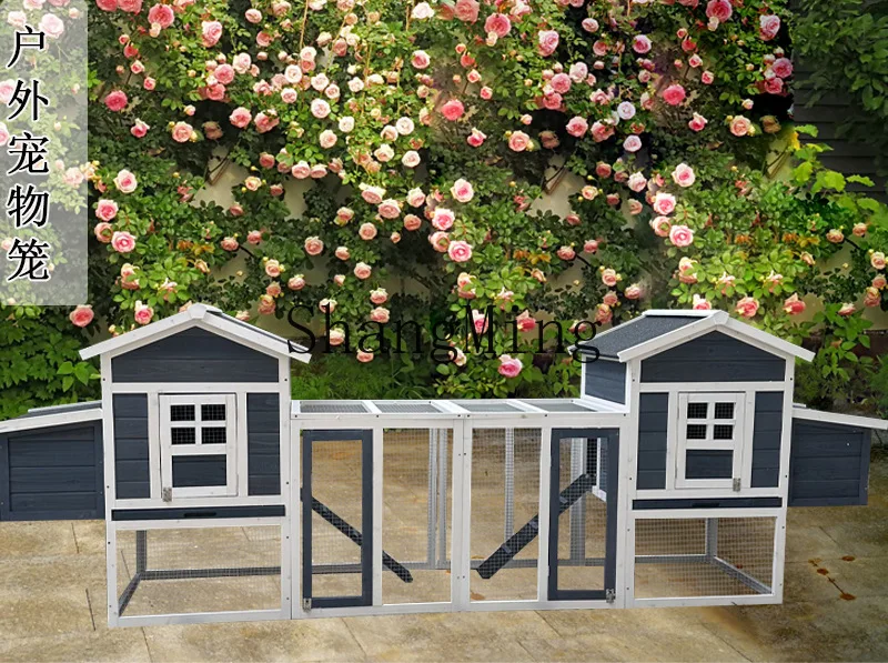 

FG large farm outdoor pet breeding ornamental cage outdoor rainproof chicken nest pet house