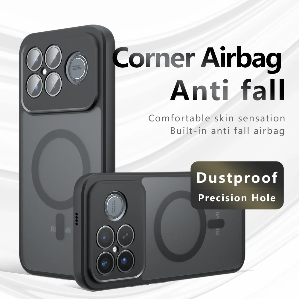 Pour Magsafe étui de chargement sans fil magnétique pour Xiaomi Poco F8 Pro F8 Ultra PocoF8Pro PocoF8Ultra 5G Coque arrière antichoc