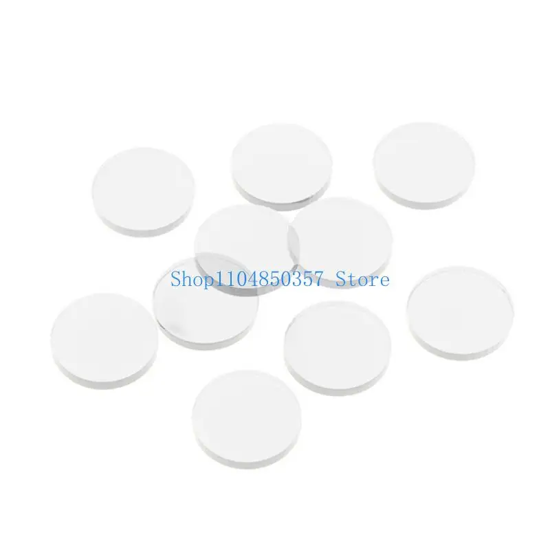 

652F 10Pcs Acrylic Billiard Pool Cue Tips Snooker Cue Tips for Pool Cues and Snooker