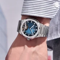 PAGANI DESIGN New Mechanical Hollow-Out Tourbillon Men Watch Sport Elegant Sapphire Waterproof Watch Japan Movt 316L Steel Clock photo 5