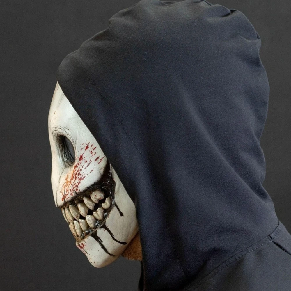 笑顔のエクソシストマスク ハーフフェイスマスク ハロウィン仮 - Respirator Half Face のレビューと価格