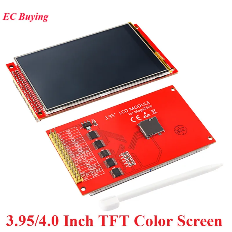 

3.95 Inch/4.0 Inch TFT Color Screen Touch Display Modul 3.95" 4.0" 320*480 ILI9488 Drive Board Ultra HD For Arduino UNO Mega2560