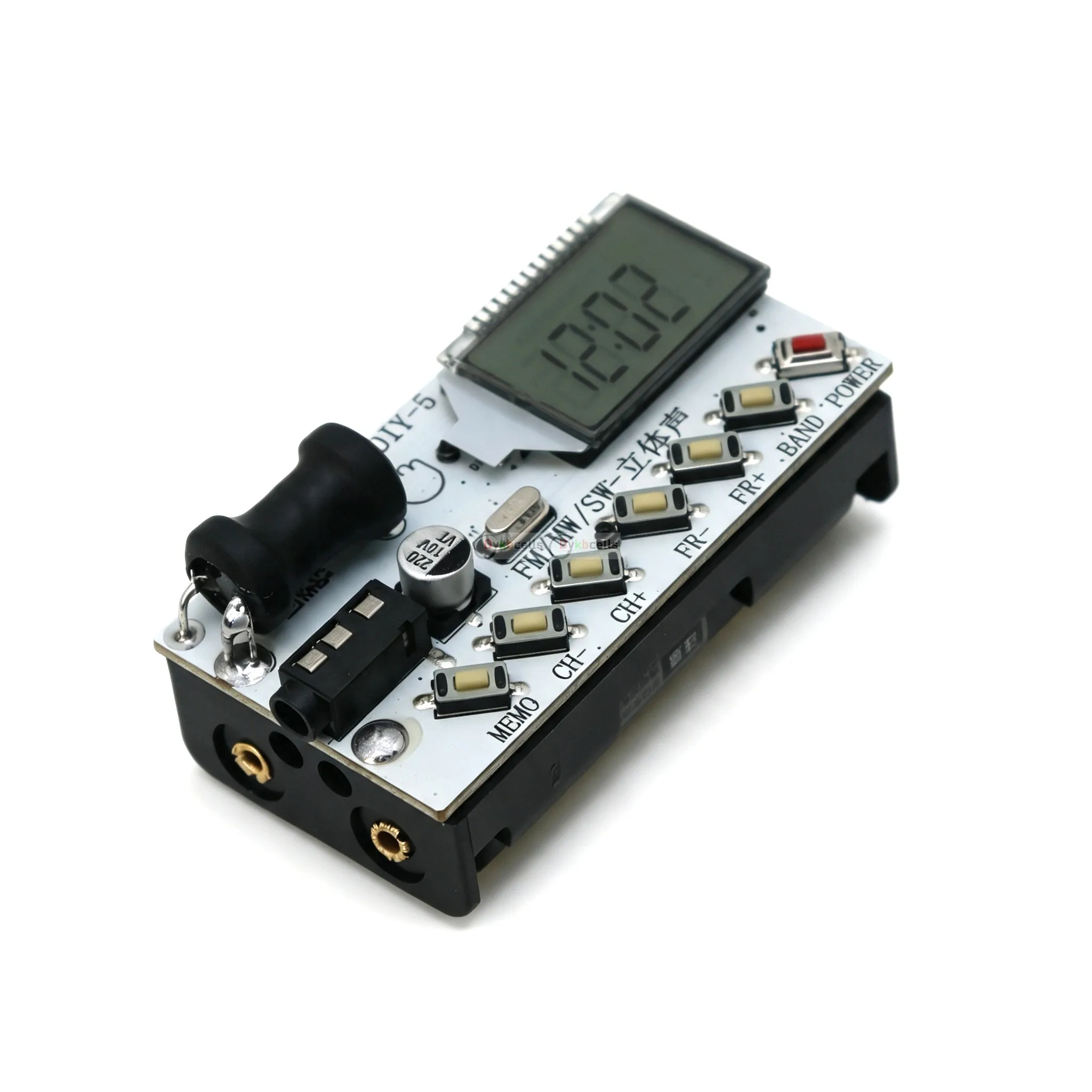 AM FM MW SW Radio Digitaluhr LCD-Display Frequenz 4-Band Mittelwellen-Kurzwellen-Empfänger Rundfunkempfang Kopfhörer-Radio – Detail 4