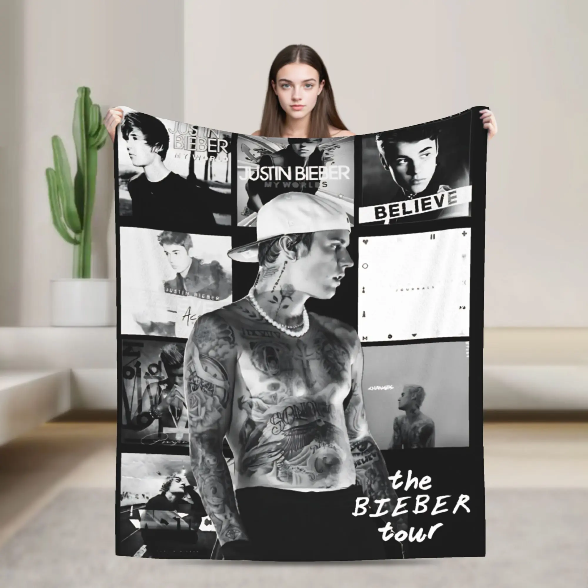 

Джастин Бибер SWAG альбом супер мягкое одеяло самолет плюшевое одеяло модный домашний декор фланелевое покрывало диван-кровать