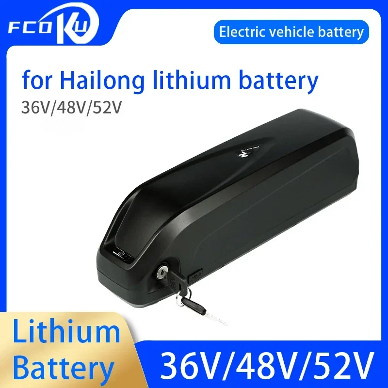 

for Hailong Electric Bicycle Lithium Battery, 36V 48V 52V 20AH High-Power Battery, 750W 1000W 1500W 18650 Cell BBS02 BBS03 BBSHD