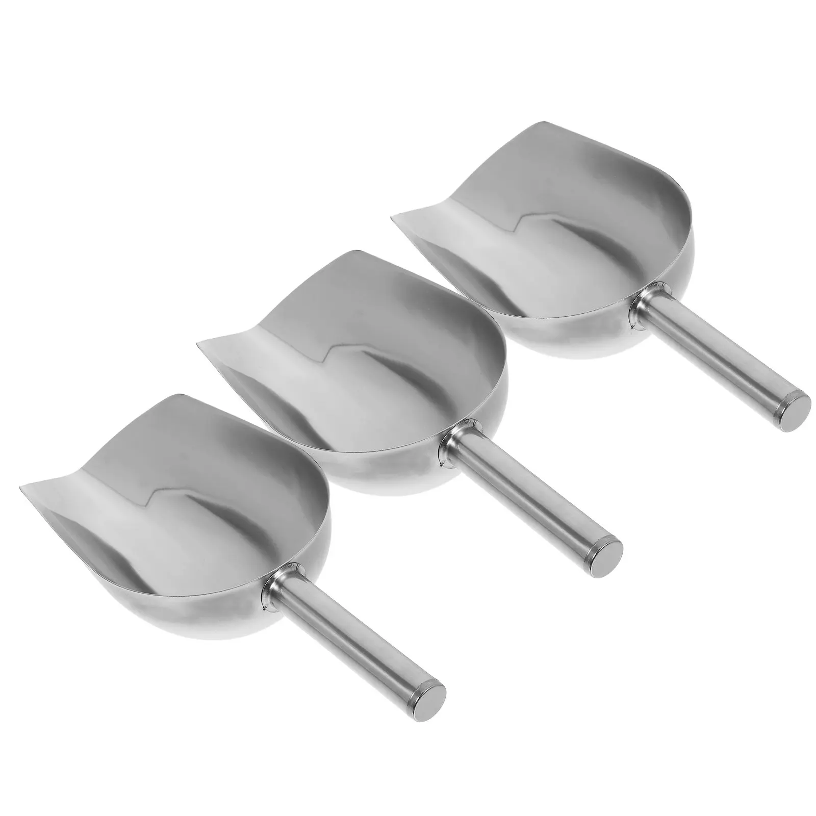 

Набор из 3 лопаток из нержавеющей стали для льда, зерна, риса, конфет, орехов, бобов, муки, сухофруктов для фуршета, свадеб и вечеринок