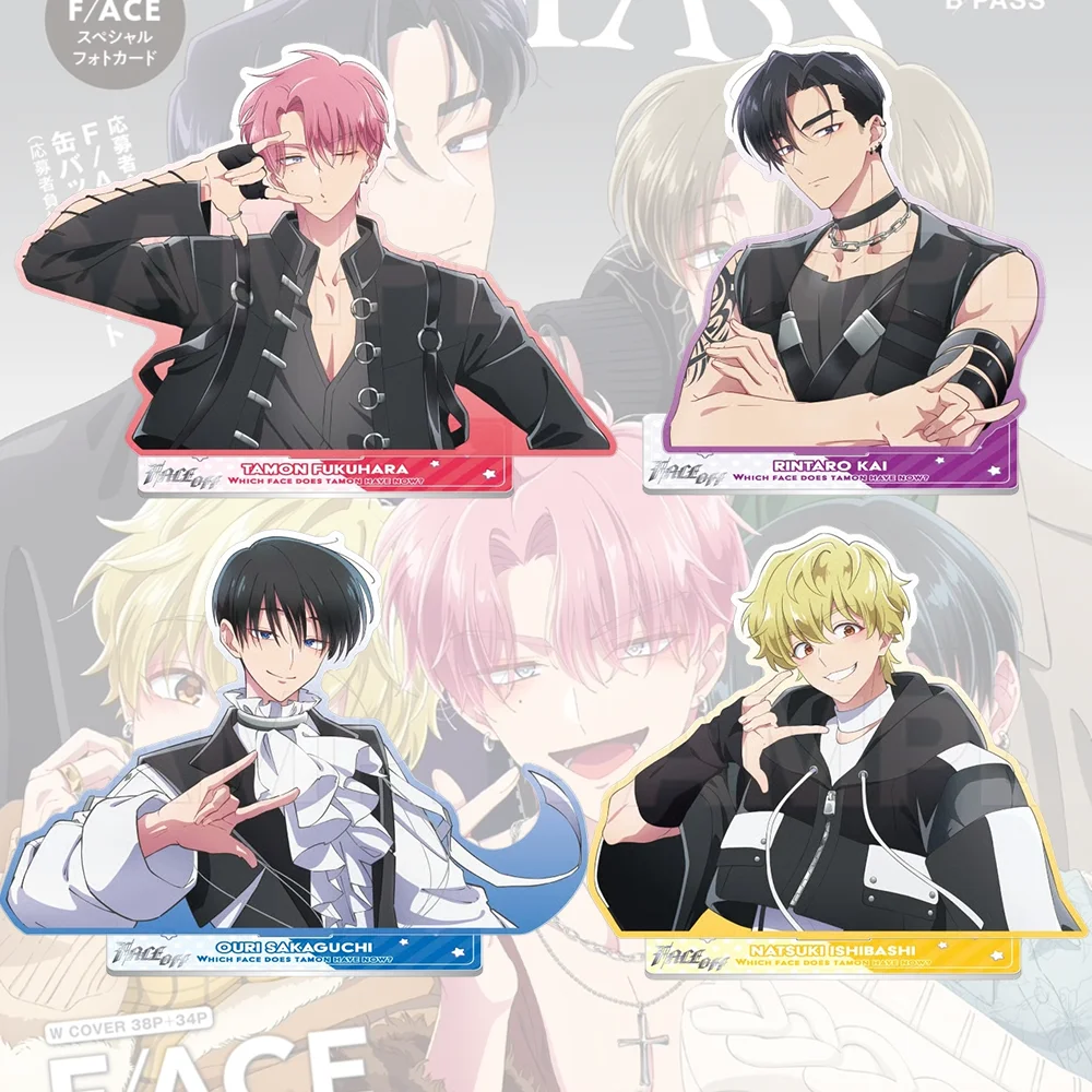 

Anime ”Tamon's B-Side“ 15cm Acrylic Stand keychain ‘Ouri Sakaguchi&Natsuki Shibabashi‘ Figure Holiday Gift Desk Decor