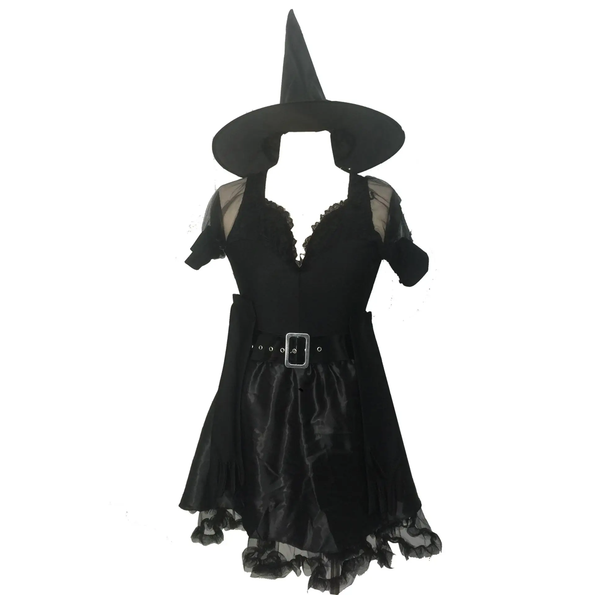 loween Bla Witch Dr Gothic Sle Women's Costume k Cloak  loween Faion Ladies' Clothing