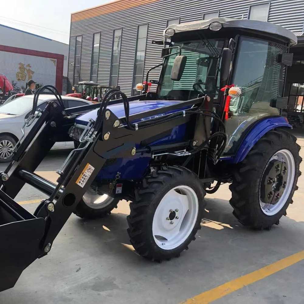 

4WDmulti-purpose tractors are equipped with 50HP60HP70HP90HP four-wheel drive core componentsincluding enginemotor front shovel,