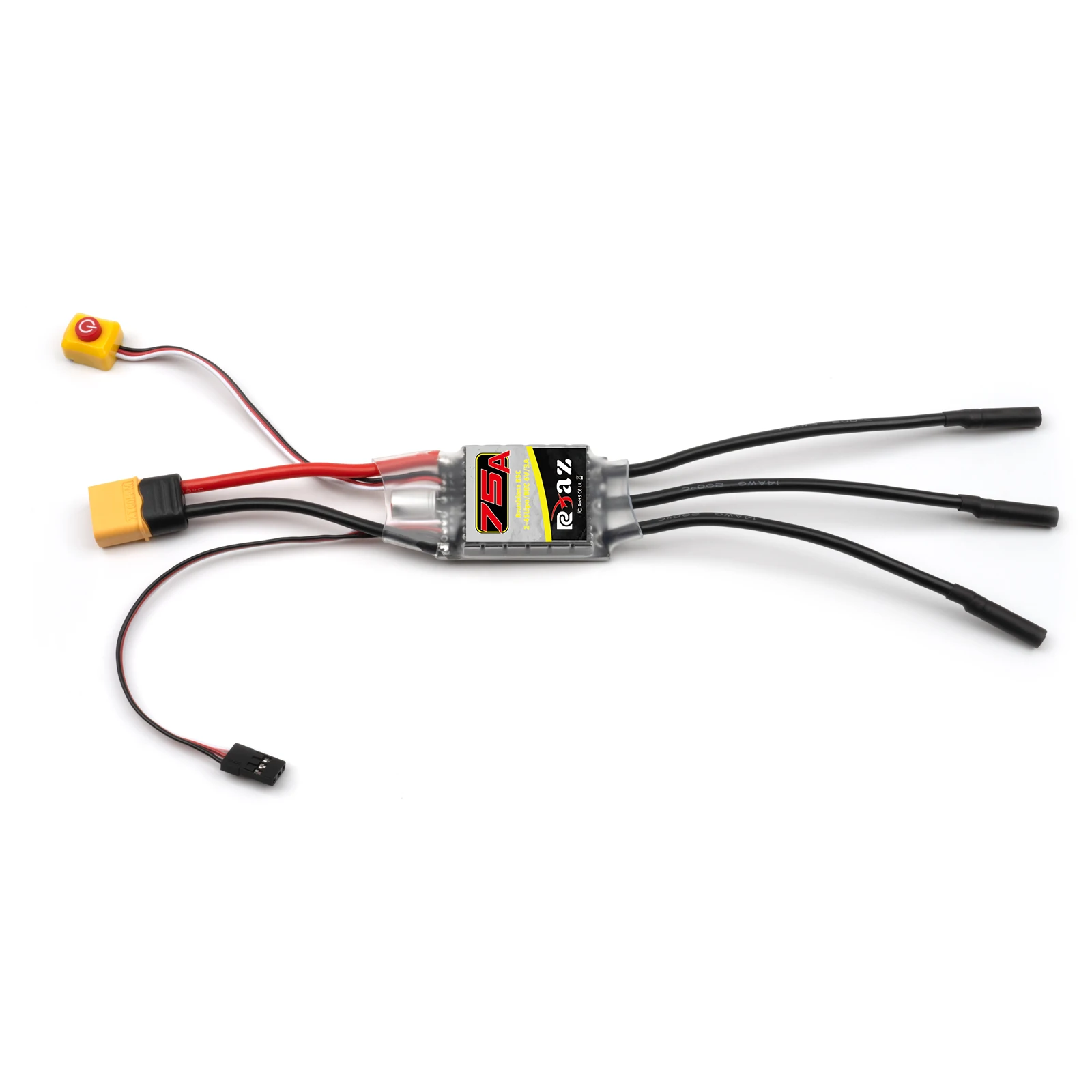 RCZIPROY RC 3650 Borstelloze Motor 75A ESC Combo 2-4S XT60/T-Plug 2600/3300/4300/5300/6400KV voor 1/10 RC Auto Truck Crawler