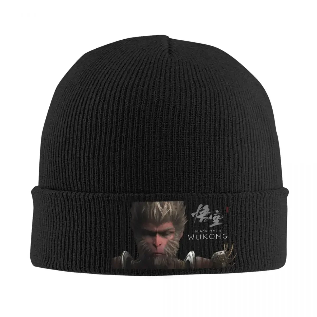 Black Myth WU-Kong Goku Beanie Hats Bonnet Hats Adult Unisex Street Y2K Hippie Knit Hat Winter Graphic Warm Caps