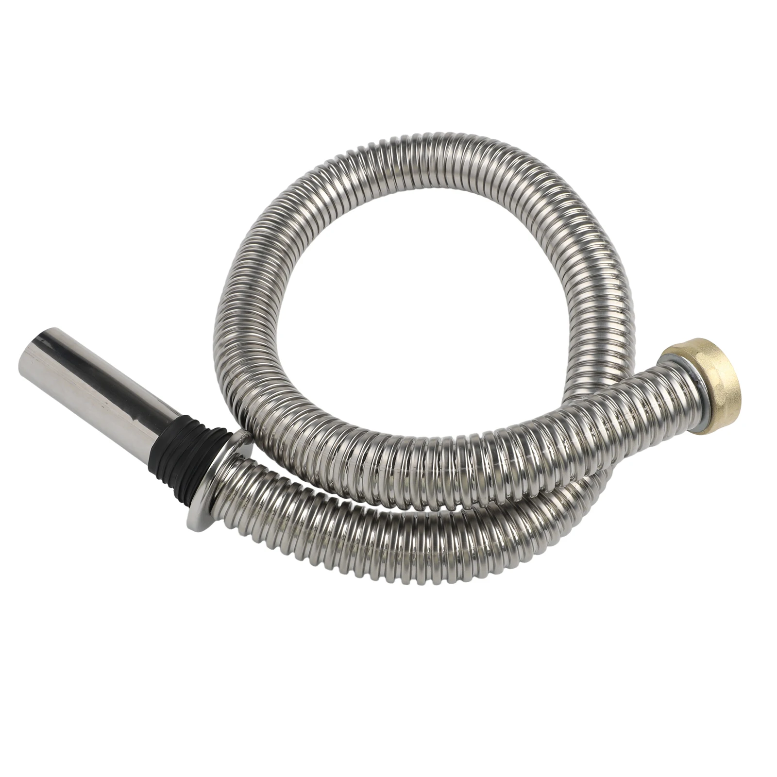 304 Stainless Steel Drain Hose 304 Stainless Steel Flexible Drain Pipe Deform Resistant Easy To Bend High Temperature Resistant