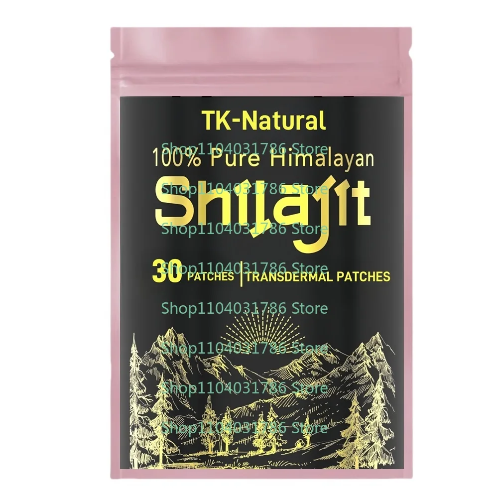 

30 Patches Shilajit Transdermal Patches for Men & Women Support Energy & Immunity