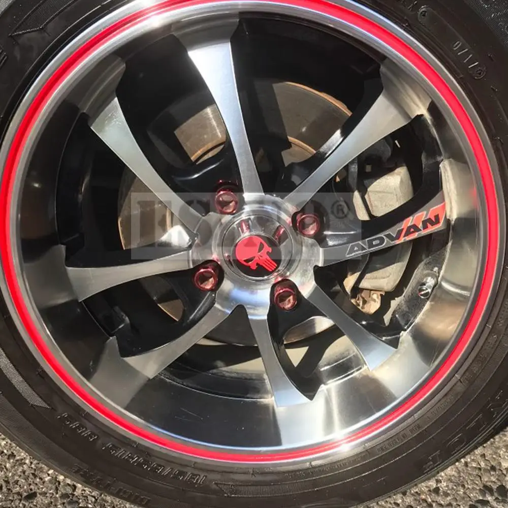 عجلة ريم الديكور ملصق ، تصفيف السيارة ، الفينيل ملصق مائي سلسلة ، اكسسوارات السيارات ، لصائق ل يوكوهاما أدفان ، أحدث ، 4 قطعة