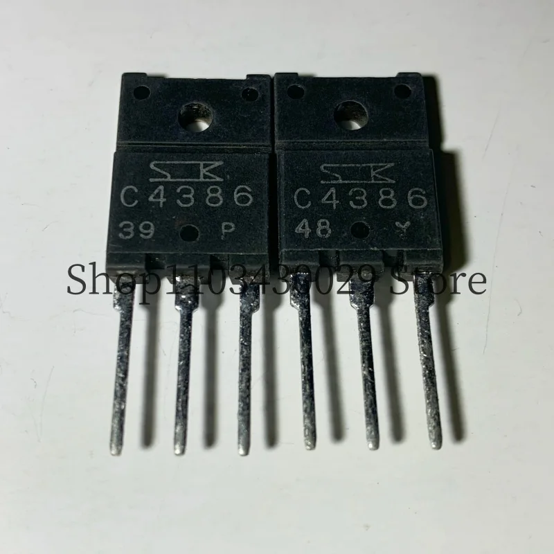 A1671 2SA1671แท้5คู่ (10ชิ้น) + C4386 2SC4386 TO-3PF 8A 120V NPN + PNP