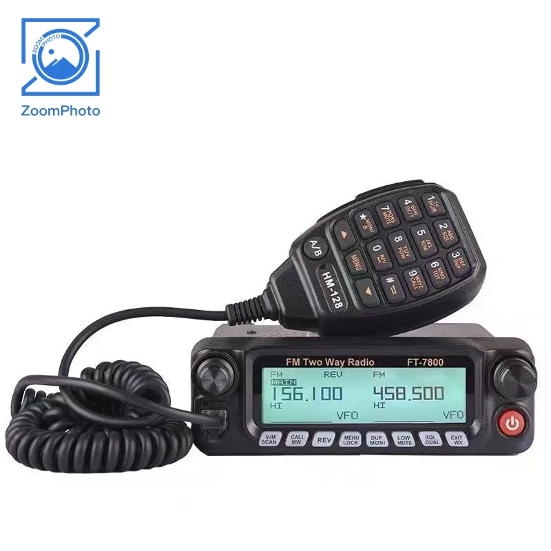 

HamGeek FT-7800 VHF UHF Двухдиапазонная автомобильная мобильная радиостанция TX Многодиапазонная авиапочта RX Автомобильная рация 50 Вт 1000 каналов Съемная передняя панель