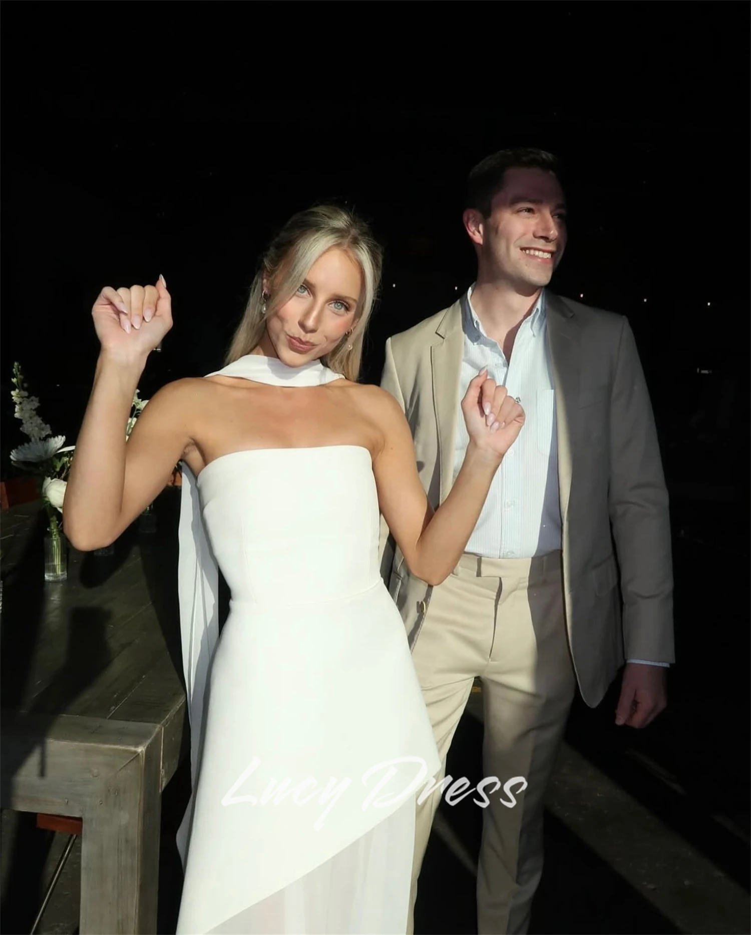 Lucy Customized Sharon Happy Dresses for Special Occasions Prom Dress Wedding Party Dress Evening Dresses Woman Elegant 2025 New