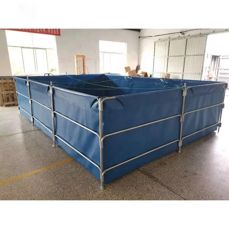 AIROW Rectangular Galvanized Pipe Fish Farming Tank System High Yield Large Fish Tank Tilapia Fish Pond With Factory Price