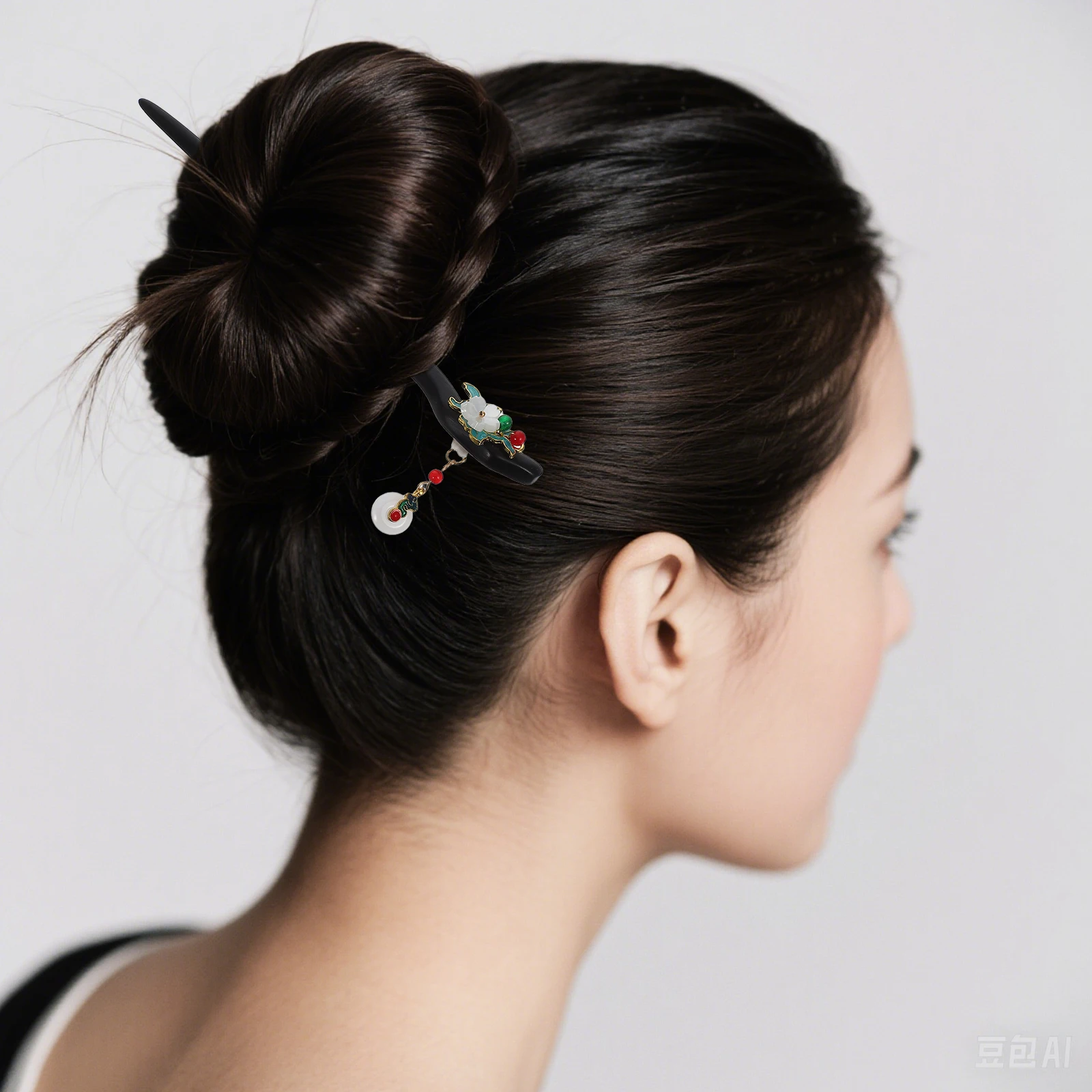 

Chinese Hair Sticks Traditional Wooden Vintage Floral Design For Hanfu Festival Party Durable Resin Wood Hairpin Women Kids