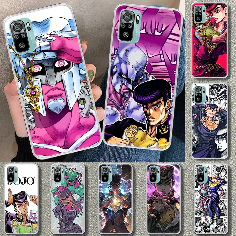 Чехол для телефона JoJo Adventure Higashikata Josuke для Xiaomi Redmi 14C 13 13C 12 12C 10 10A 10C 9 9A 9C 9T 8 8A 7 7A 6 6A K70 K