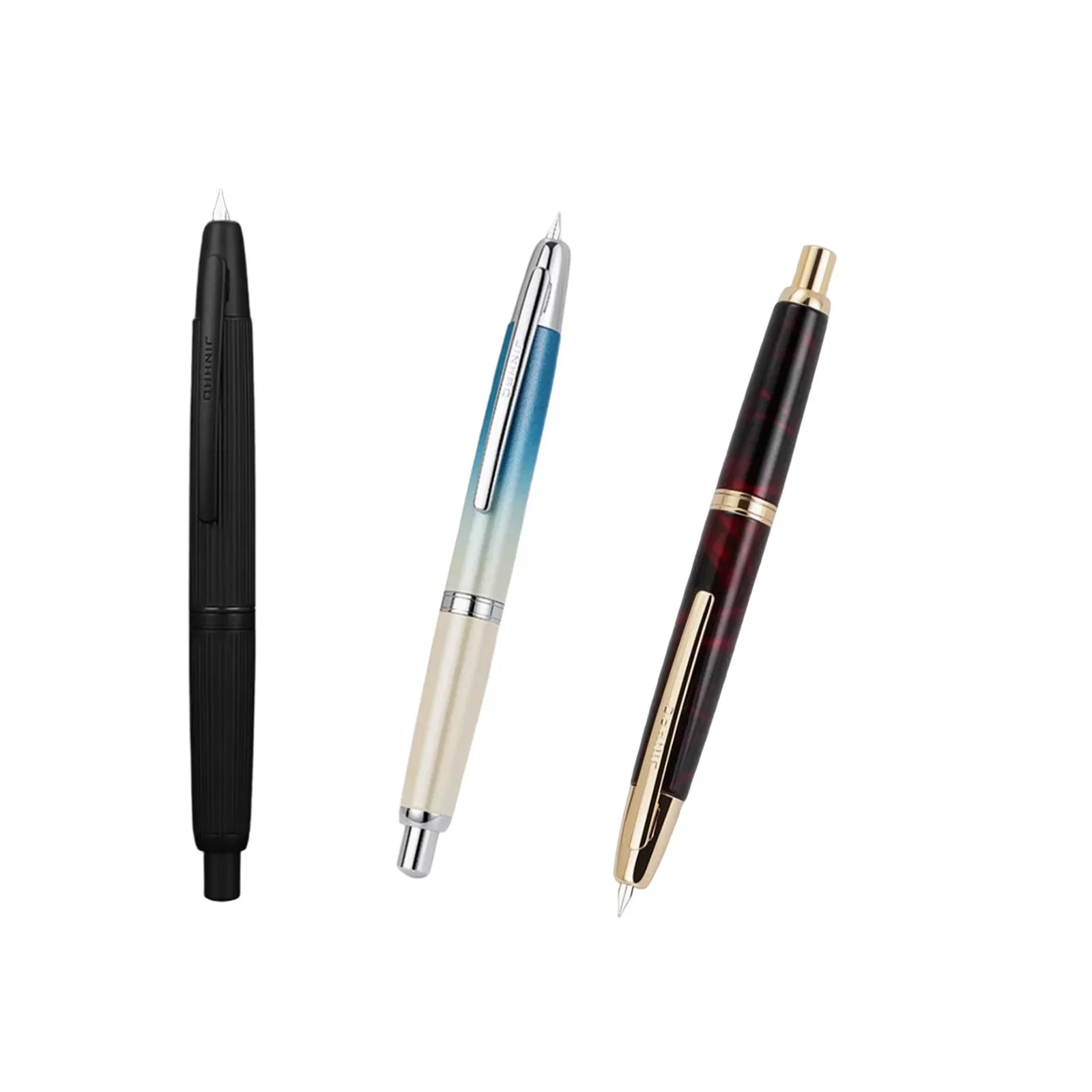 New Color Jinhao 10 Press Fountain Pen Matte Simplicity Beautiful Business Office Signature Ink Pen Stationery Supplies