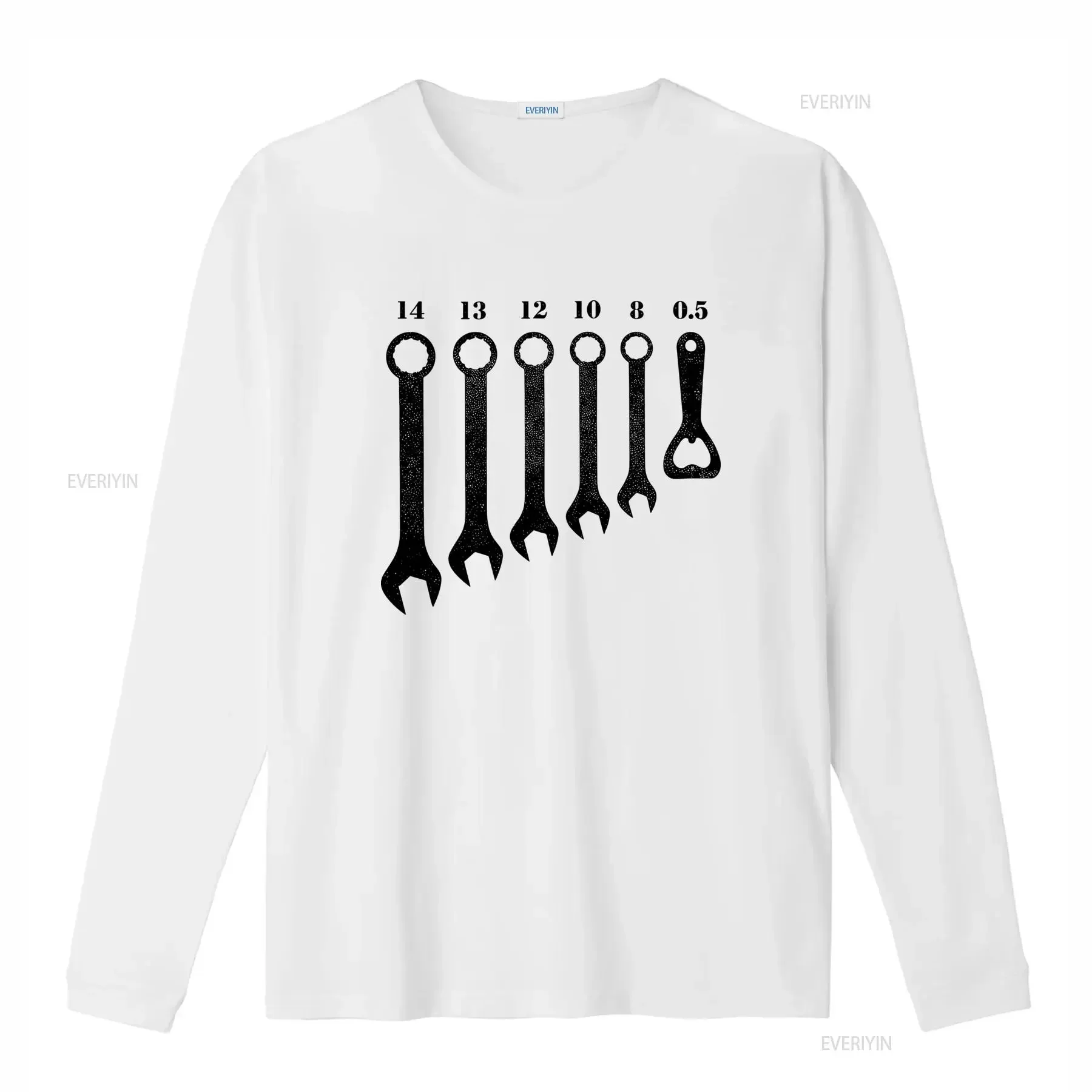 Mechanic Mechatronics Wrench Bottle Opener T Shirt for Men vintage Washed Top For Everyday Wear Soft homme graphic Stylish